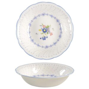 nikko blue peony fruit/dessert (sauce) bowl