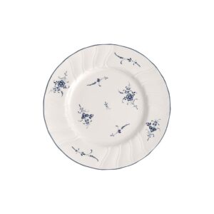 villeroy & boch vieux luxembourg salad plate, 8 in, white/blue