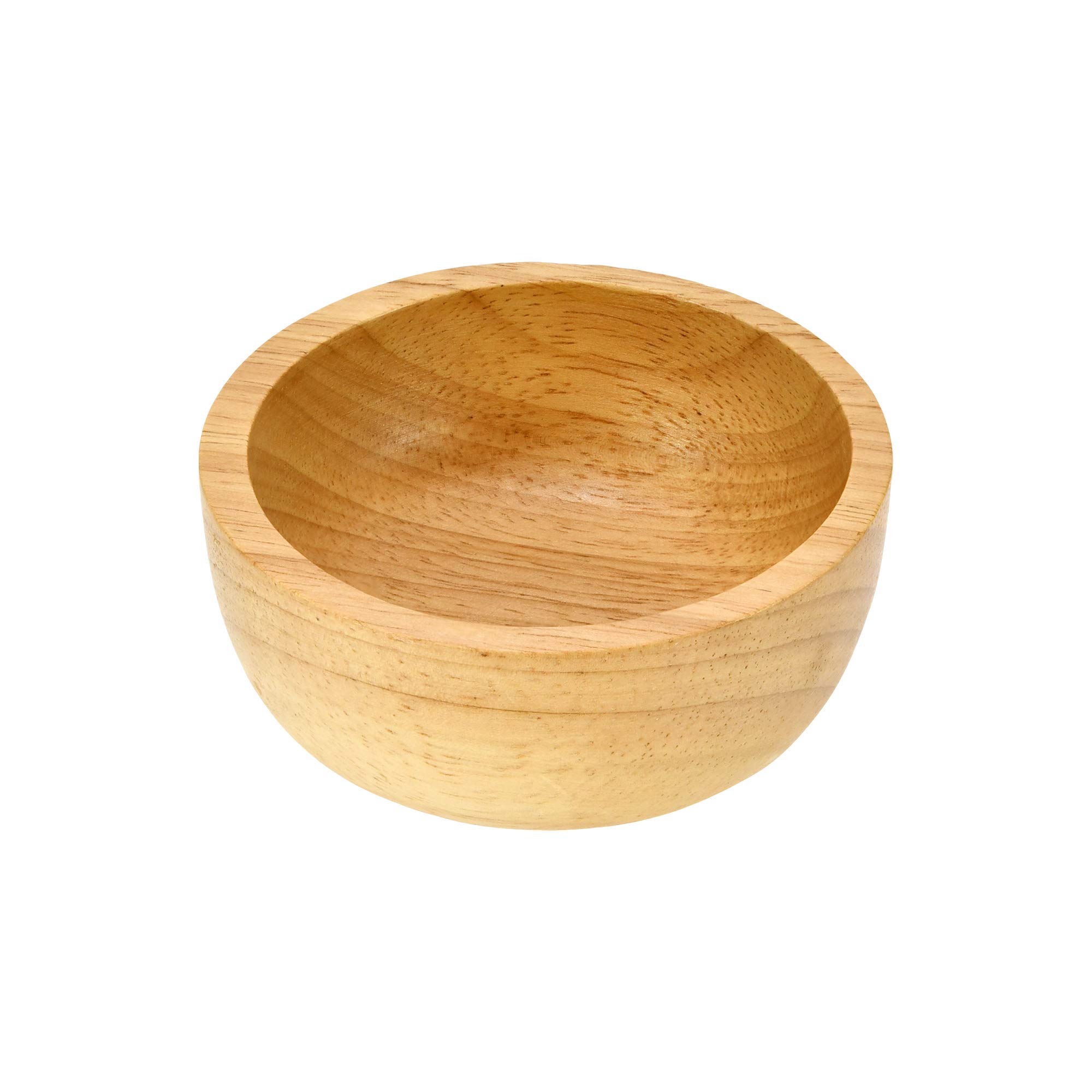 AeraVida Triple Ramekin Condiment Cup Brown Kitchen Décor Natural Rain Tree Wooden Set | Ramekin Condiment Cups | Wooden Serving Bowls for Food | Wooden Fruit Salad Bowls