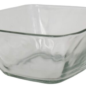 Set of 2 Epure Elegant Glass Bowls 8.125" x 8.125" x 3.125" Beautiful 63 OZ Bowls - Thick Quality Glass - An Elegant Glass Bowl Set Perfect for any Occasion! (2)