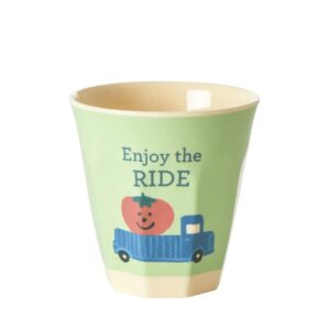 Rice By Rice - Kids Car Designs | 6 piece cups set, BPA Free, Reusable, Lightweight, Food safe