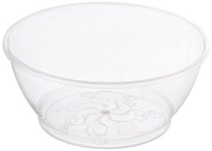 fineline settings savvi serve clear 6 oz plastic bowl - 1 set - 240 pieces