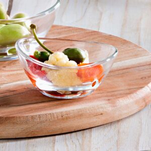 Barski - European High Glass - Small Fruit/Nut/Dessert Bowl - 3" Diameter - Set of 6 - Made in Europe