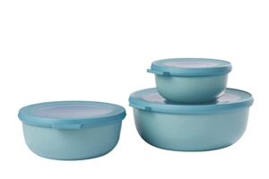 mepal set multi bowl, pp/tpe, nordic green, one size