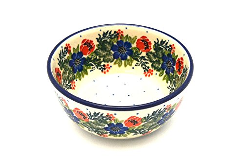 Polish Pottery Bowl - Ice Cream/Dessert - Garden Party