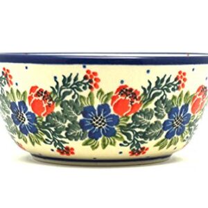 Polish Pottery Bowl - Ice Cream/Dessert - Garden Party