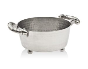 godinger silver art handeled relish bowl