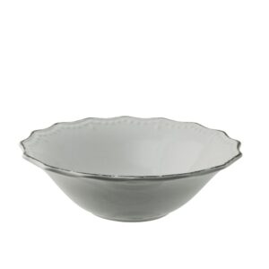 10 strawberry street oxford 7.25"/ 16 oz cereal bowl, set of 6, vintage white