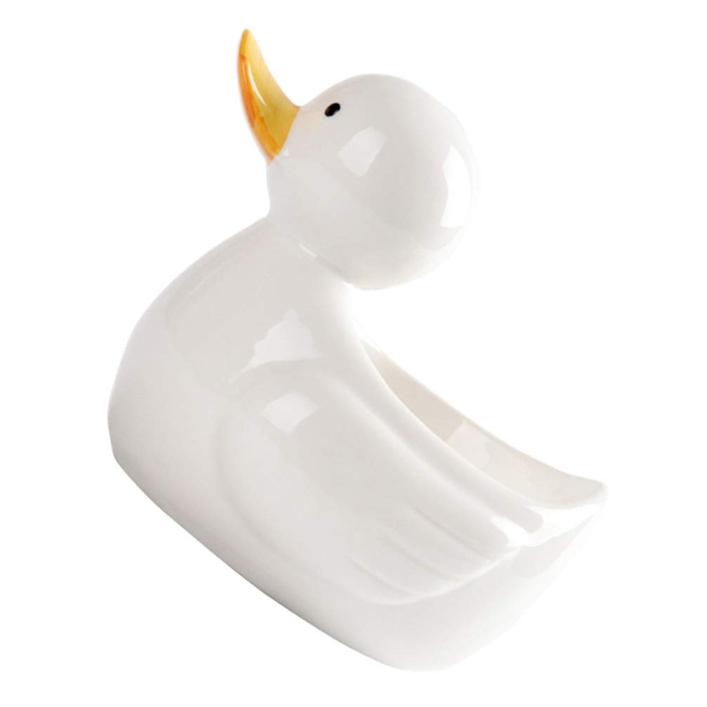 Hemoton Fruit Snacks Duck Shaped Dessert Bowl Ceramic Breakfast Bowl Snack Sushi Storage Bowl Mixing Bowls Soup Bowl Ramen Bowl for Cereal Salad Soup Pho Dessert Rice Appetizer Serving Tray