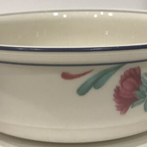 LENOX POPPIES ON BLUE SOUP/CEREAL BOWLS