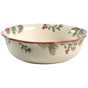better homes and gardens winter forest stoneware dinner bowl 42 ounce