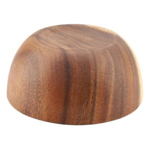 a sixx wooden soup bowl, smooth eco-friendly wooden bowl, healthy wooden salad bowl, for salad for soup(16 * 7cm)