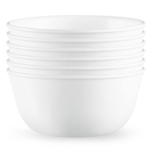 Corelle Vitrelle 28-oz Soup/Cereal Bowls Set of 6 Vitrelle 6-Piece Bowl Set | Chip & Crack Resistant Dinnerware Bowls