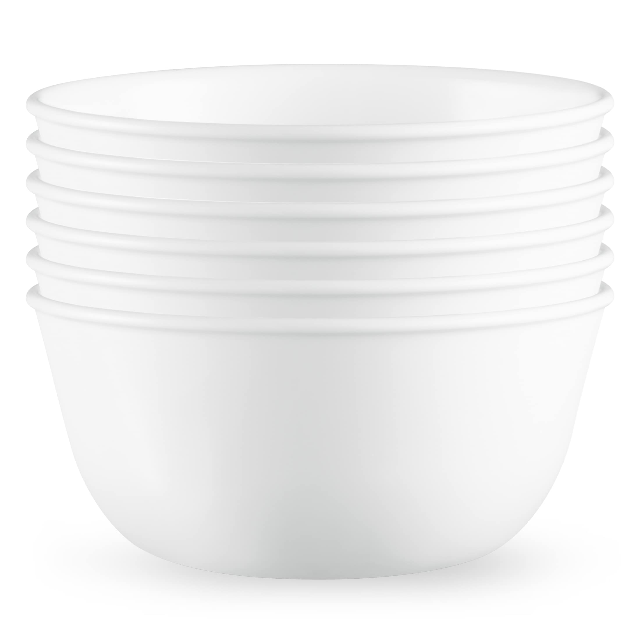 Corelle Vitrelle 28-oz Soup/Cereal Bowls Set of 6 Vitrelle 6-Piece Bowl Set | Chip & Crack Resistant Dinnerware Bowls