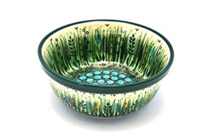 polish pottery bowl - salad - unikat signature - u803