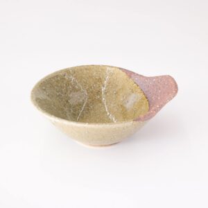 Mino Ware Tonsui Bowl Set, Ofuke Shigaraki, Beige, Hot Pots Bowl, Japanese Ceramic Bowl, 5.0" 2.4floz, Set of 4