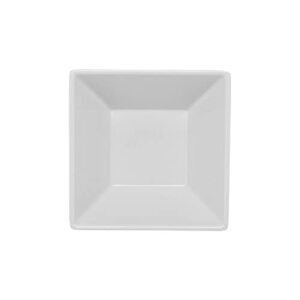 G.E.T. ML-238-W 14 oz., 5" White Square Bowl, Break Resistant, Siciliano (Qty,1)