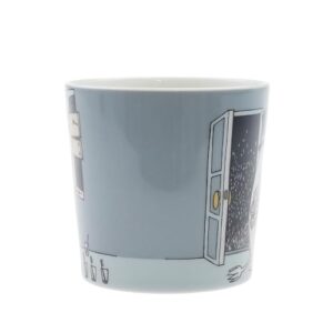 Arabia Moomin Porcelain Mug Moominpappa 0.3 L Grey