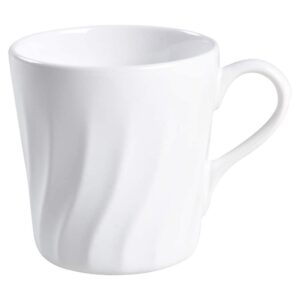 corning corelle enhancement (white swirl) mugs - one mug