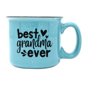 best grandma ever teal - cute funny coffee mug for grandma - unique fun gifts for grandmother, grandma from grandkids - coffee cups & mugs with quotes