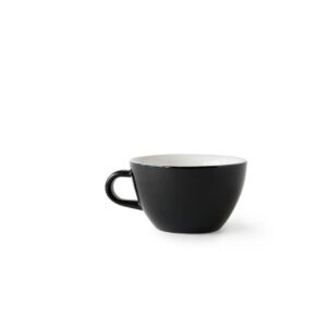 acme usa espresso latte cup (280ml, 9.5oz), 6-pack (penguin black)
