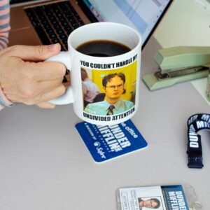 Silver Buffalo The Office Dwight Schrute Undivided Attention Ceramic Mug | Holds 20 Ounces