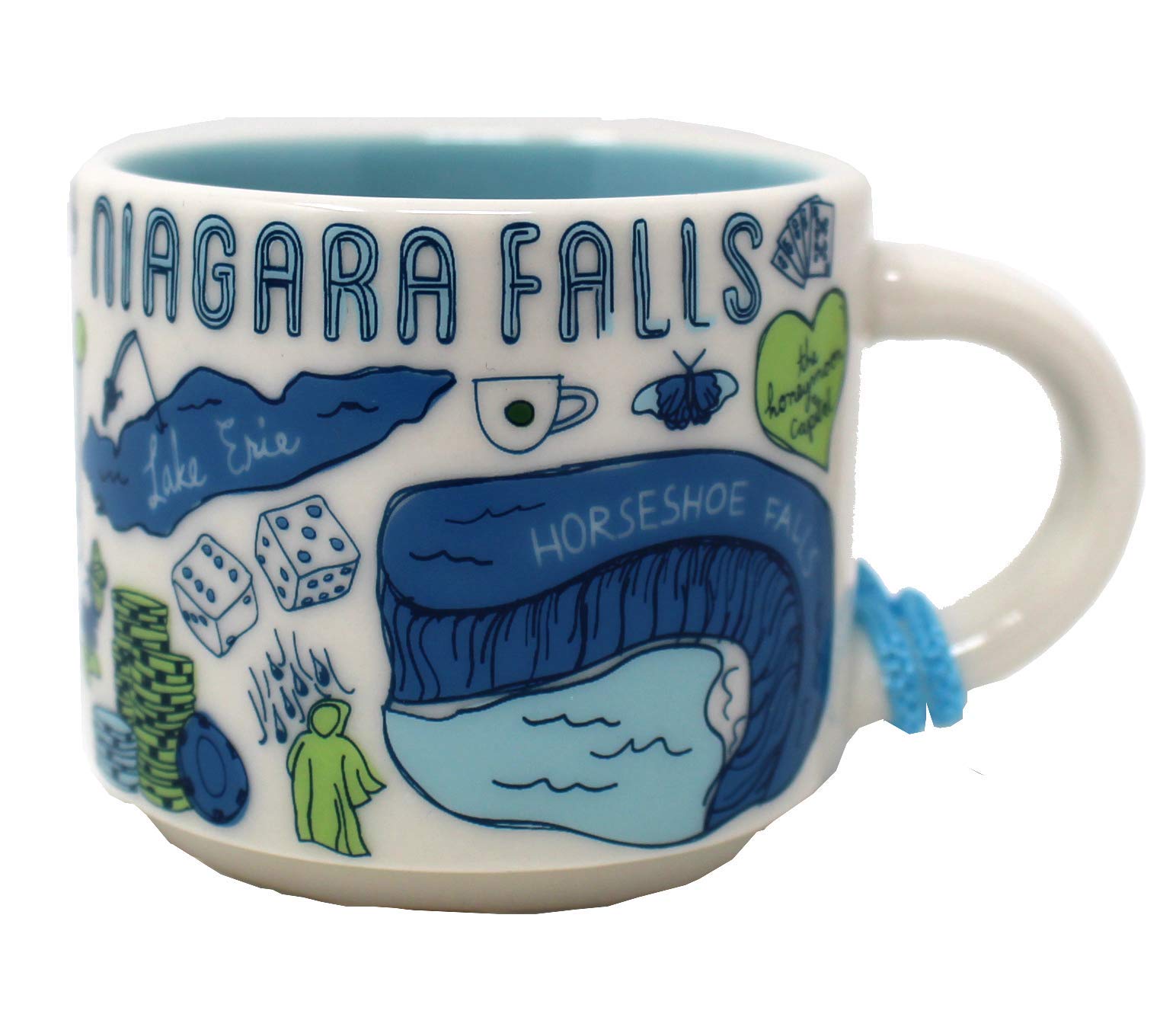 Starbucks Been There Series Niagara Falls Ceramic Coffee Demitasse Ornament 2 Oz