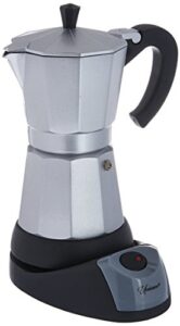 uniware electric bialetti moka espresso maker 6 cups