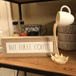 Loyalt 1PC Floating Coffee Cup Mug Sculpture Kitchen Decor Pouring Spilling Decoration, Funny Coffee Cup Furniture for Kitchen Arts Decoration Gift