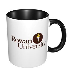 rowan-university logo large ceramic coffee mug, big tea cup for office and home,reusable cup for coffee or tea