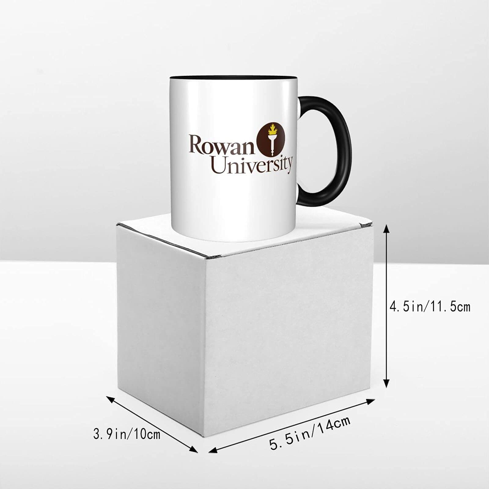 Rowan-University Logo Large Ceramic Coffee Mug, Big Tea Cup For Office And Home,Reusable Cup For Coffee Or Tea