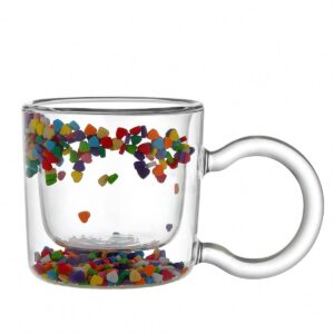 bestmvp cute bear mugs cute cups bear tea milk coffee cup with handle kawaii cup, coffee cup, tea cup, milk cup… (red)