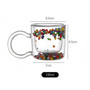 BESTMVP Cute Bear Mugs Cute Cups Bear Tea Milk Coffee Cup with Handle Kawaii Cup, Coffee Cup, Tea Cup, Milk Cup… (Red)