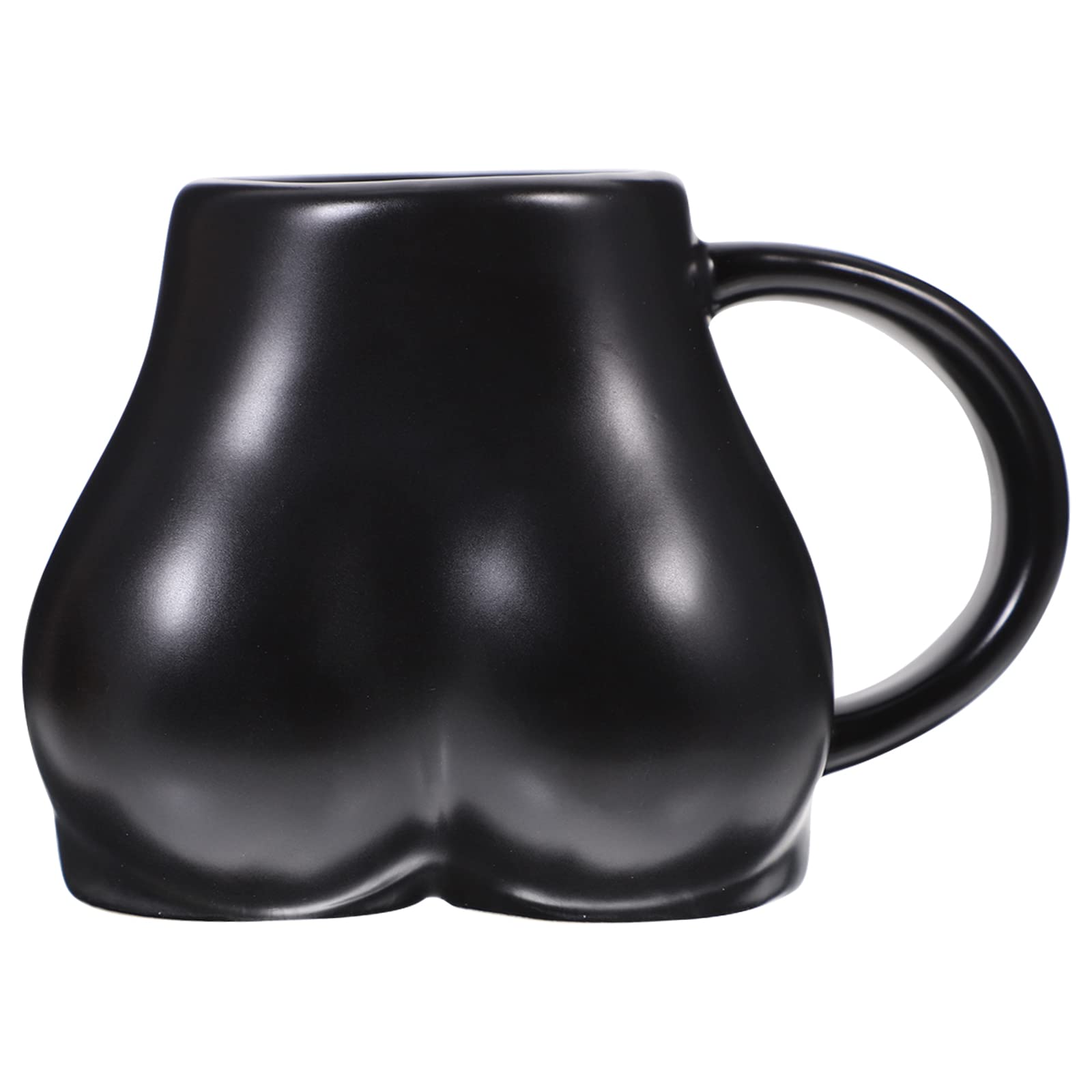 jojofuny Creative Butt Shaped Mug Ceramic Water Cup Coffee Milk Cup Desktop Decor