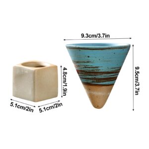 TSYFM White Coffee Mugs Japanese Ceramic Tea Cups with Base 6.8oz Funnel Milk Cup Cute Elegant Ceramic Tea Mugs Small Fashion Espresso Latte Cups Mug for Home Picnic Office