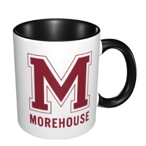 morehouse a college logo large ceramic coffee mug, big tea cup for office and home,reusable cup for coffee or tea