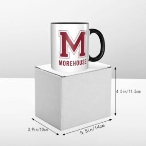 Morehouse A College Logo Large Ceramic Coffee Mug, Big Tea Cup For Office And Home,Reusable Cup For Coffee Or Tea