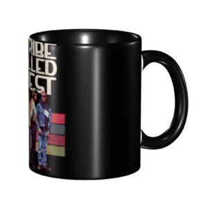 BeverlyJHoward A Tribe Rock Called Quest Band Mug Ceramic Coffee Cup Stoneware Tea Cup Office and Home Drinking Cup