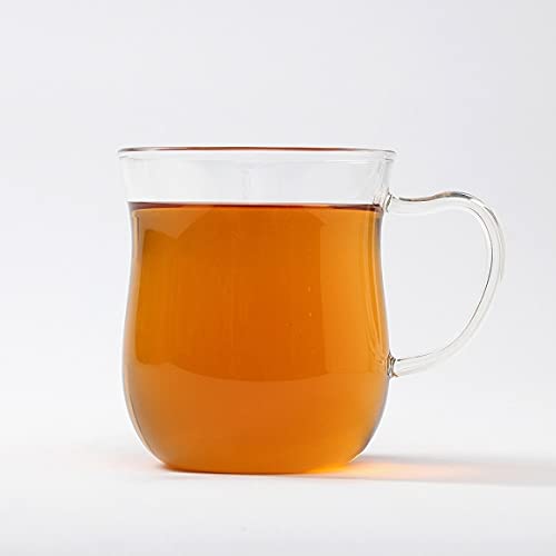 Coffee Glass Mug Cup Clear with Handle for Hot Beverage Home Cafe Elegance 12oz 350ml TPBD102870