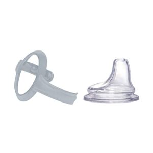 everyday baby sippy kit with handle (quiet grey)