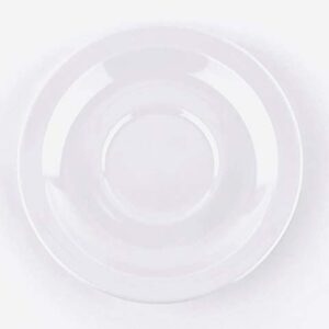 G.E.T. Enterprises DC-200-W White 5.75" Saucer for DC-100 & DC-101 (Pack of 12)