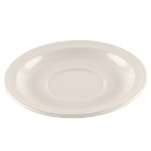 G.E.T. Enterprises DC-200-W White 5.75" Saucer for DC-100 & DC-101 (Pack of 12)