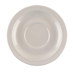 G.E.T. Enterprises DC-200-W White 5.75" Saucer for DC-100 & DC-101 (Pack of 12)