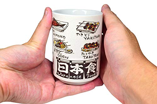 Japanese Yunomi Sushi Tea Cup Mino Ware, Japanese Food Print