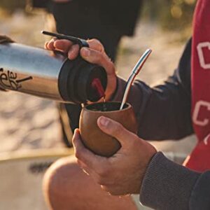 Cebala Yerba Mate Straw - Premium Alpaca Bombilla (for yerba mate cup) - nickel silver straw - Handmade in Uruguay