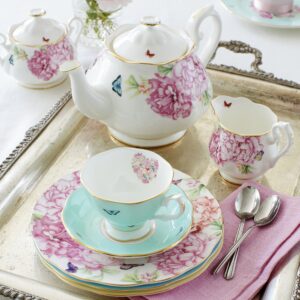 Miranda Kerr For Royal Albert Blessings 3-Piece Set (Teacup, Saucer & Plate 8")