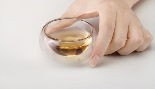 Yeme Double-walled Small Glass Tea Cups 50ML/1.7oz S01 (Set of 6)