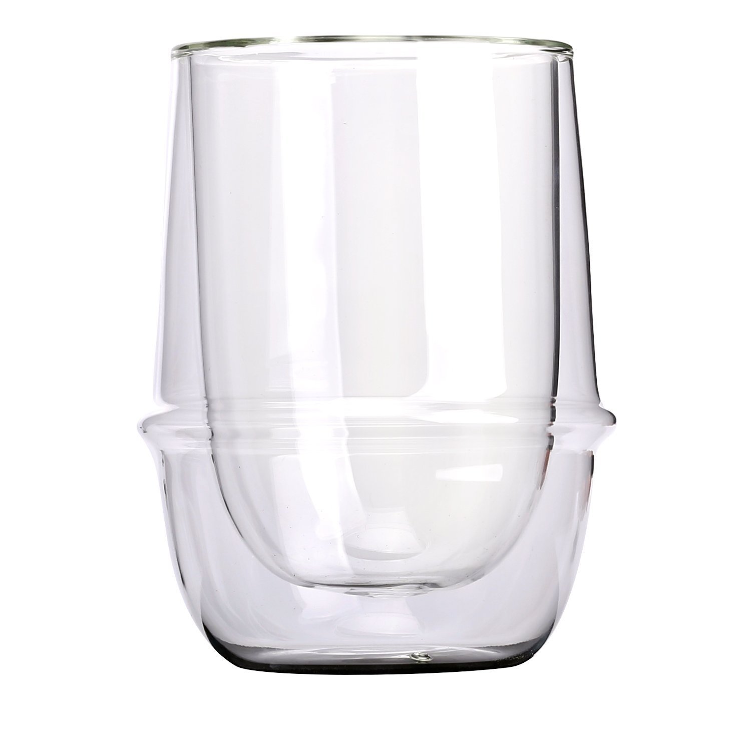 Set of 2 Double-Walled Kinto KRONOS 350 ml (11.83 fl. oz.) Iced Tea Glasses - Maintain Temperature - Prevent Condensation
