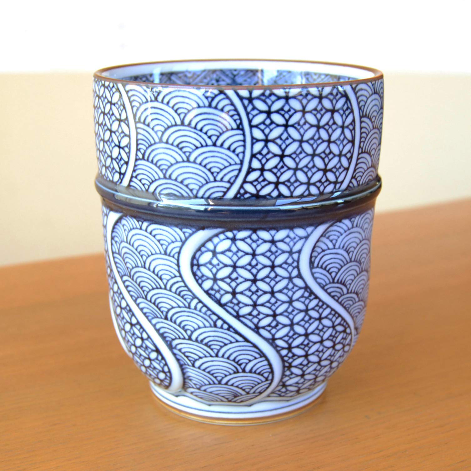 有田焼やきもの市場 Japanese Yunomi Tea Cup Arita Imari ware Made in Japan Jimon-Ori Large