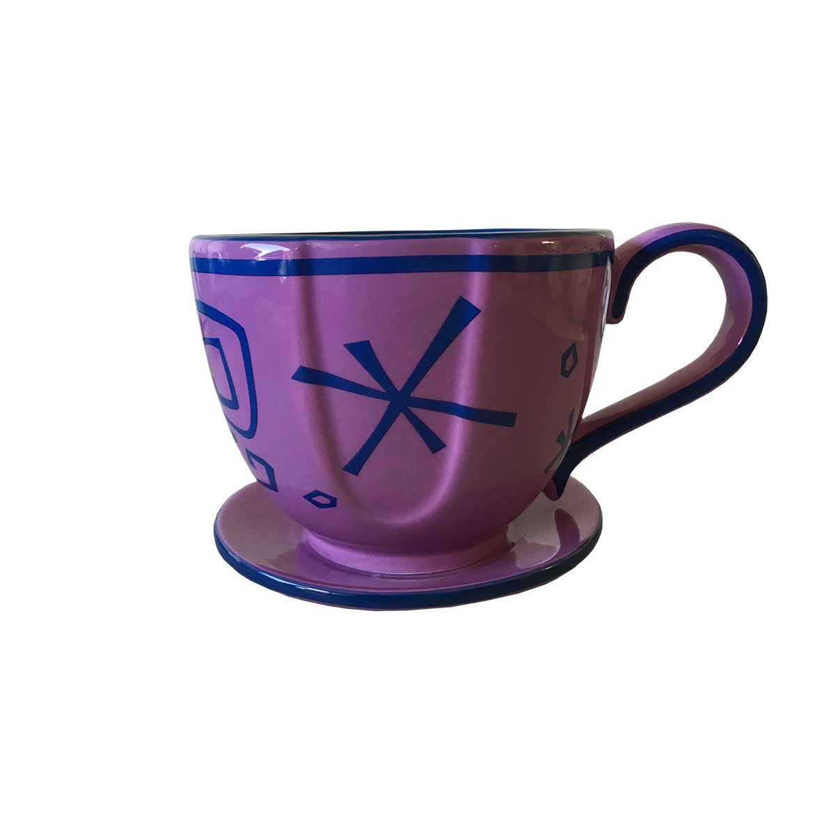 Disney Alice in Wonderland Mad Tea Party Lavender Purple Teacup Mug